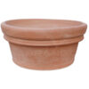 Mezzo Vaso Toscano Liscio in Terracotta Galestro