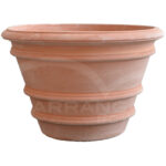 Vaso Toscano Liscio in Terracotta Chiara