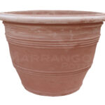 Conca Rigata in Terracotta Chiara