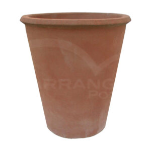 Vaso Liscio Alto in Terracotta Chiara