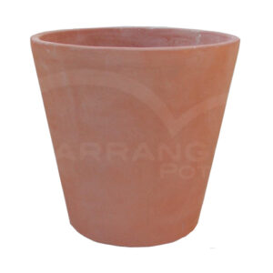 Vaso Liscio Alto in Terracotta Chiara