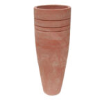 Vaso Sigaro Linee in Terracotta Chiara