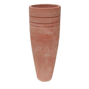 Vaso Sigaro Linee in Terracotta Chiara