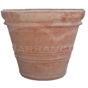 Vaso Liscio in Terracotta Chiara