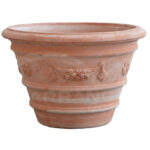 Vaso Toscano Festonato in Terracotta Chiara