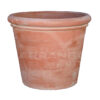 Vaso Liscio base Larga in Terracotta Galestro