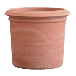 Cilindro Liscio Alto in Terracotta Chiara