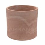 Cilindro Liscio Senza Bordo in Terracotta Chiara