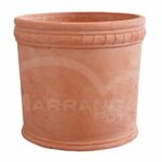 Cilindro con Treccia in Terracotta Chiara