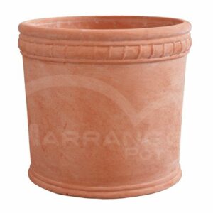 Cilindro con Treccia in Terracotta Chiara