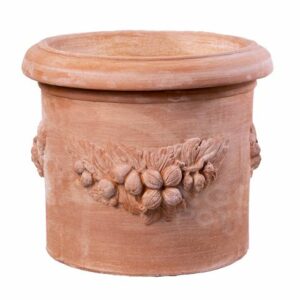 Cilindro Festonato in Terracotta Chiara