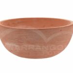 Ciotola Liscia Senza Bordo in Terracotta Chiara