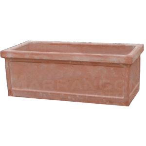 Cassetta Liscia con Cornice in Terracotta Chiara