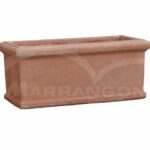 Cassetta Liscia Bordo Rotondo in Terracotta Chiara