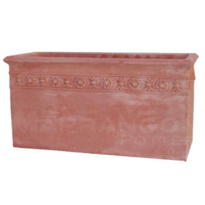 Cassetta Decorata in Terracotta Chiara