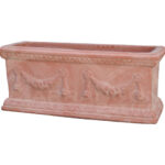 Cassetta Doppio Festone in Terracotta Chiara