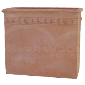 Cassetta Decorata in Terracotta Chiara