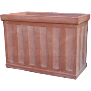 Cassettone Decorato in Terracotta Chiara