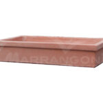Cassetta Liscia Bassa in Terracotta Chiara