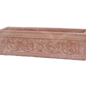 Cassetta Decorata in Terracotta Chiara