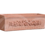 Cassetta a Balcone Festonata in Terracotta Chiara