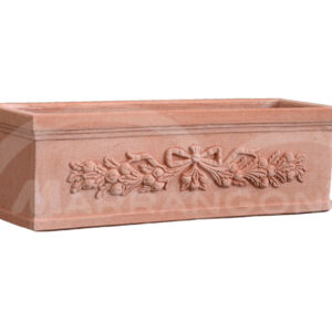 Cassetta a Balcone Festonata in Terracotta Chiara