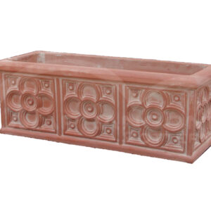 Cassetta Decorata in Terracotta Chiara