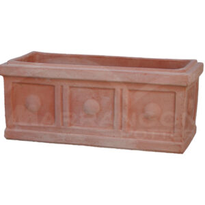 Cassetta Decorata in Terracotta Chiara