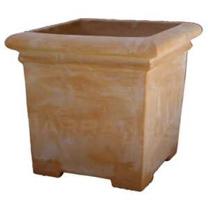 Cubo Liscio in Terracotta Chiara