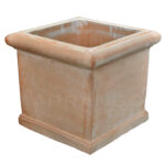 Cubo Liscio in Terracotta Chiara