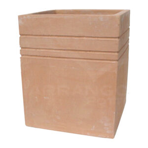 Cubo Linee in Terracotta Chiara