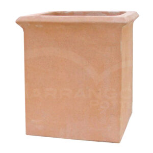 Cubo Liscio in Terracotta Chiara