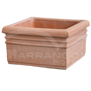 Cubo Basso Roma in Terracotta Chiara