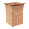 Pilone con Cipressi Toscani in Terracotta Galestro