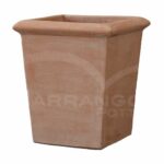 Pilone Liscio con Bordo in Terracotta Chiara