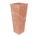 Pilone Liscio Alto in Terracotta Chiara