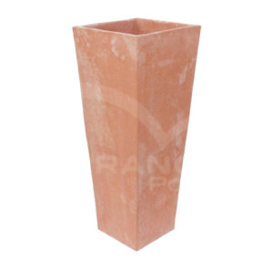 Pilone Liscio Alto in Terracotta Chiara