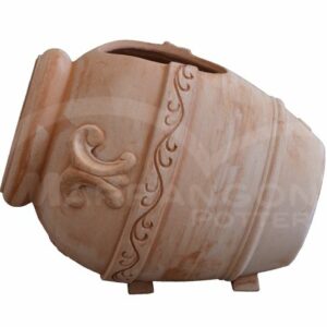 Orcio Classico Aperto in Terracotta Chiara