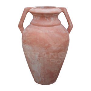 Anfora Liscia con Manici in Terracotta Chiara