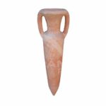 Anfora Bugnata con Manici in Terracotta Chiara