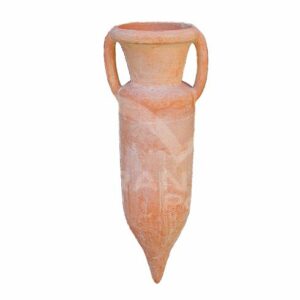 Anfora Liscia con Manici in Terracotta Chiara