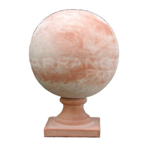 Sfera Colonna in Terracotta Chiara