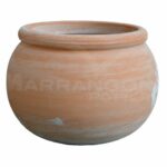 Cachepot Bocca Larga in Terracotta Chiara