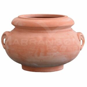 Cachepot con Manici in Terracotta Chiara