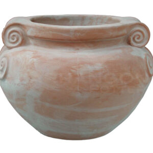 Cachepot Etrusco in Terracotta Chiara
