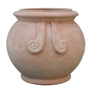 Cachepot Etrusco in Terracotta Chiara