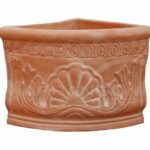 Angolo Decorato in Terracotta Chiara