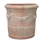 Semicerchio Festonato in Terracotta Chiara