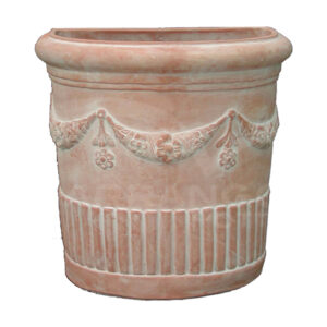 Semicerchio Festonato in Terracotta Chiara