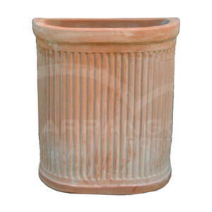 Semicerchio Rigato in Terracotta Chiara